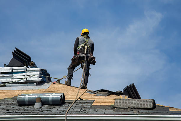 Professional Roof Replacement technician working in Greenwich, UT